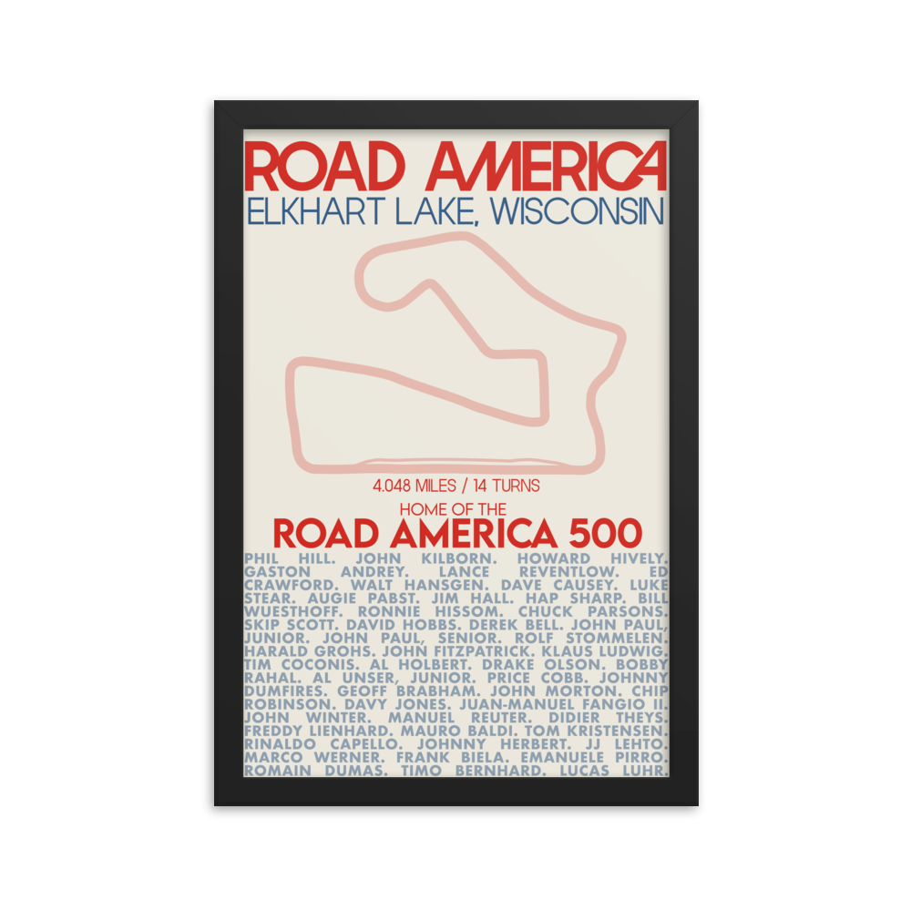 Road America 500 - Great American Races Print