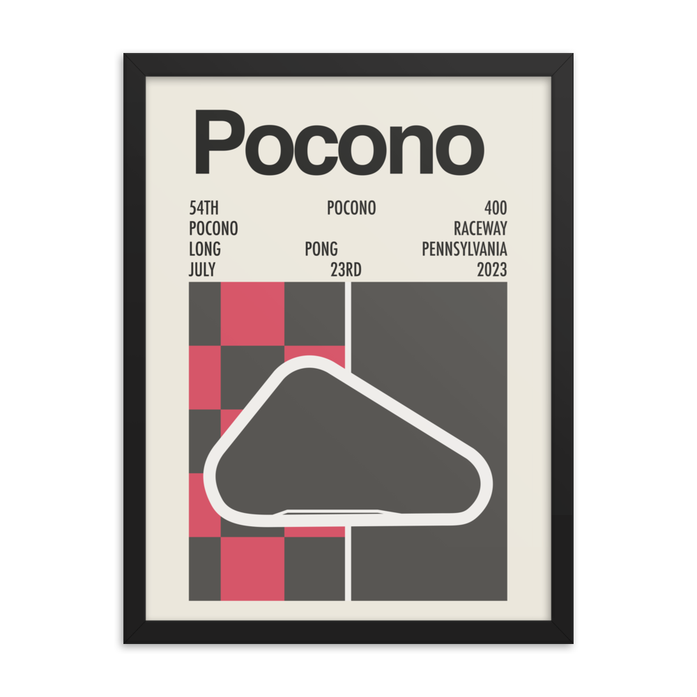 2023 Pocono 400 Race Print