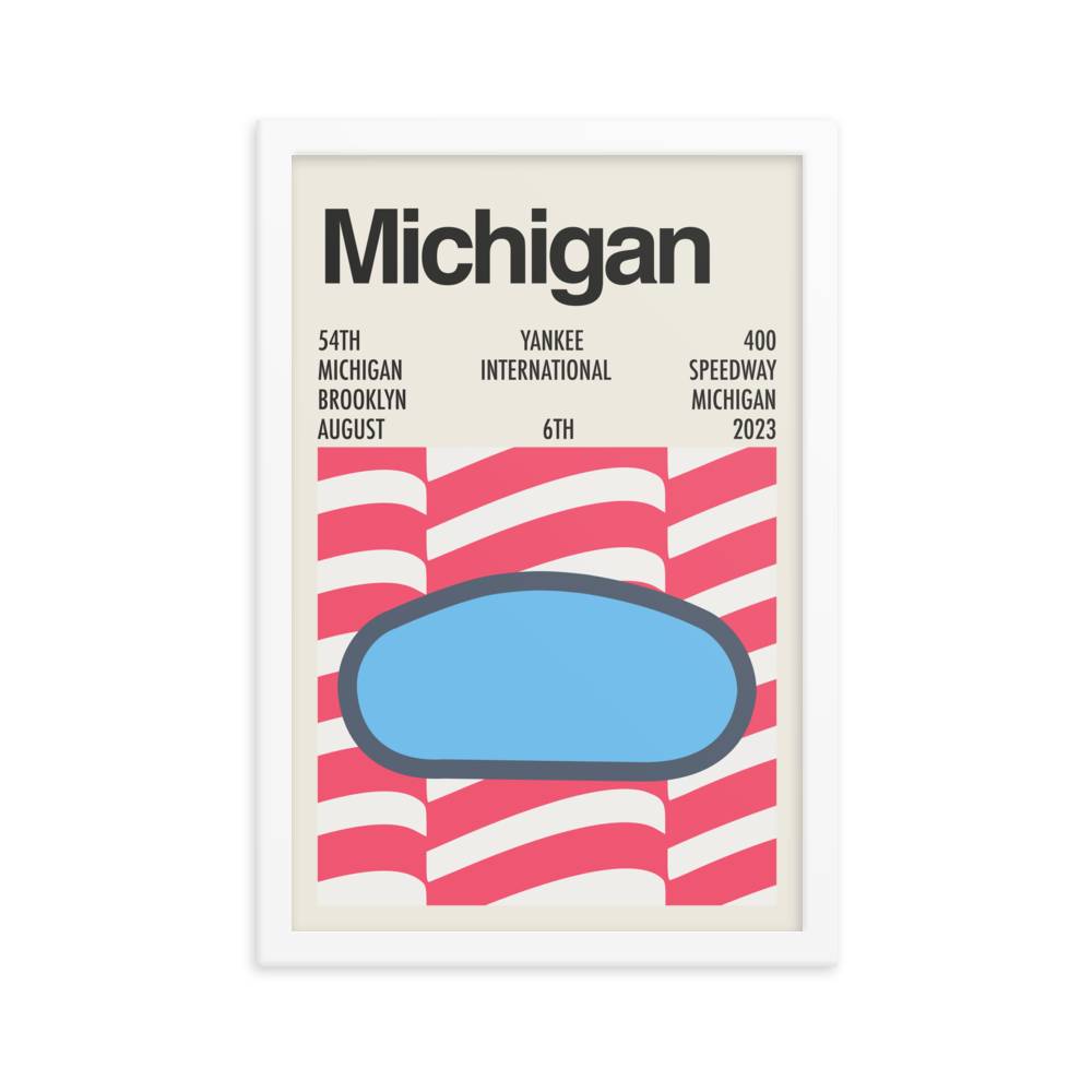 2023 Michigan 500 Race Print