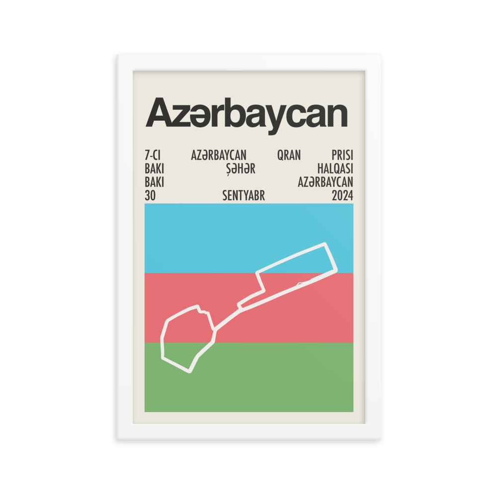 2024 Azerbaijan Grand Prix Print