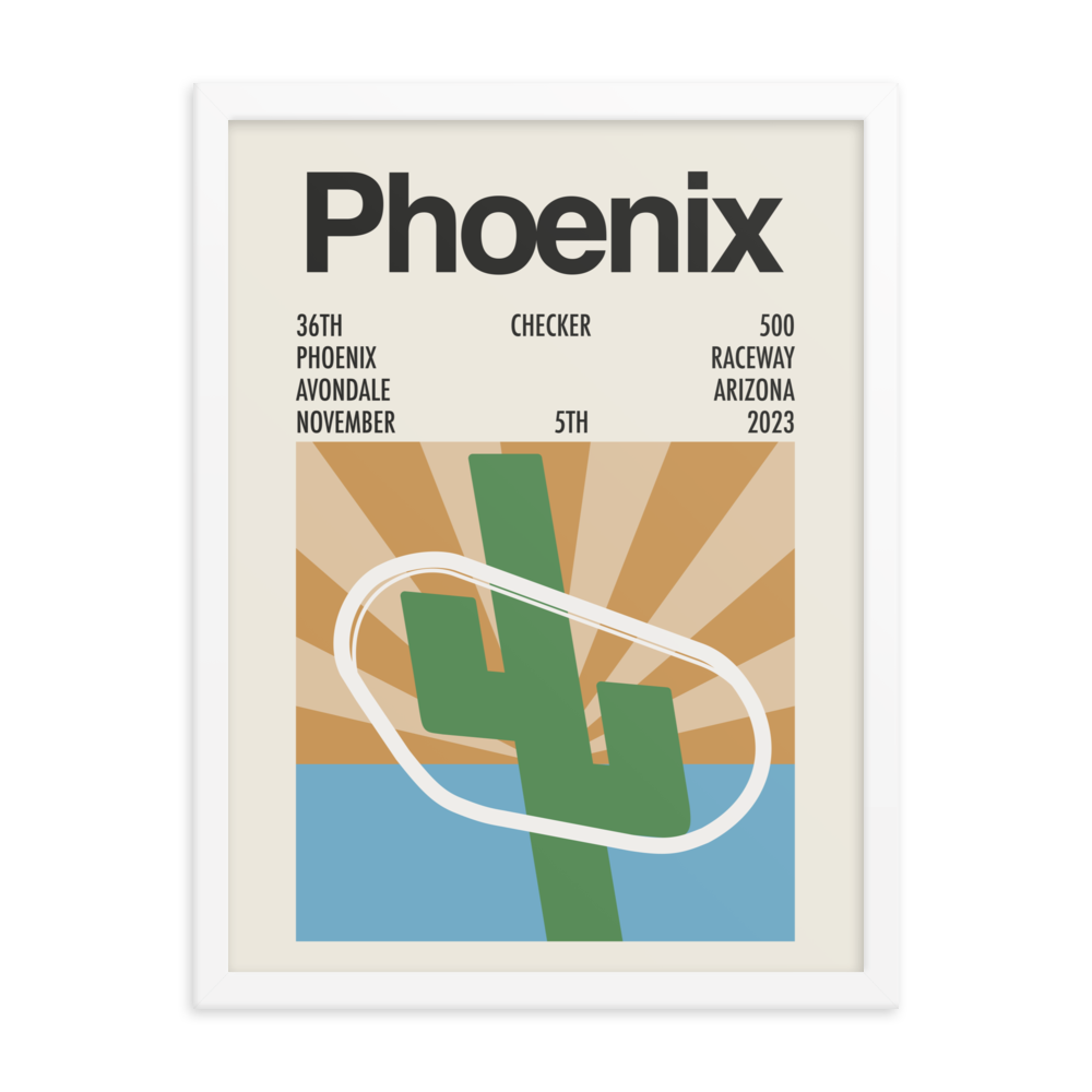 2023 Phoenix Championship Finale Race Print
