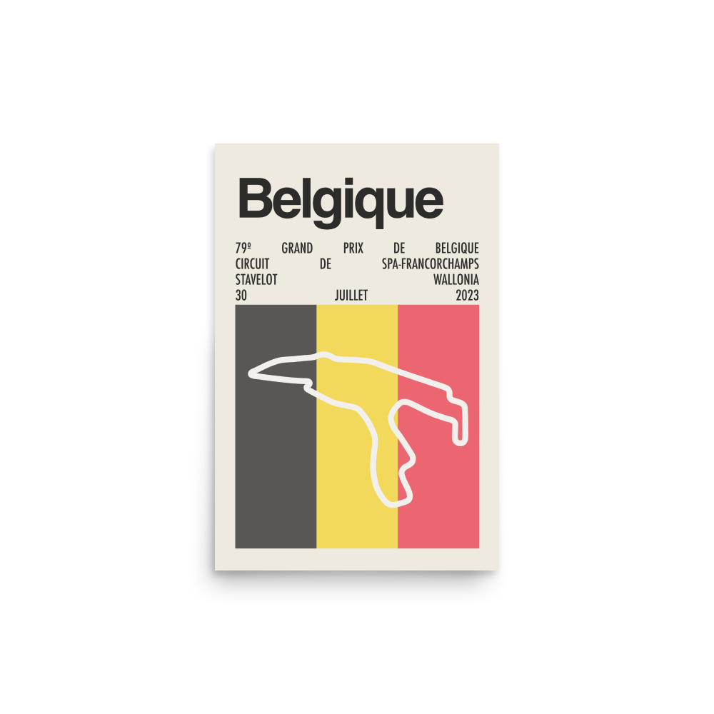 2023 Belgian Grand Prix Print