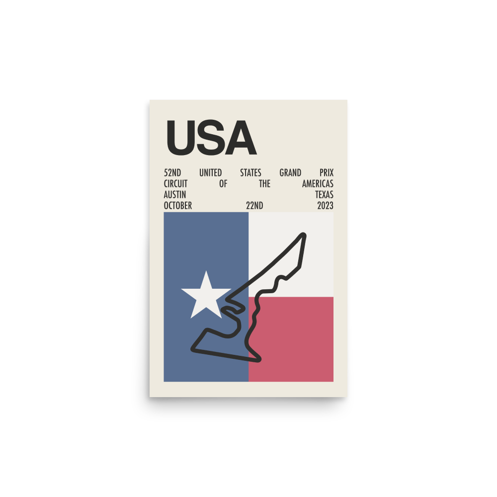 2023 United States Grand Prix Print