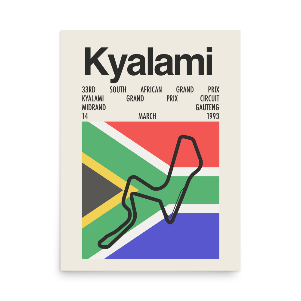 1993 South African Grand Prix Print