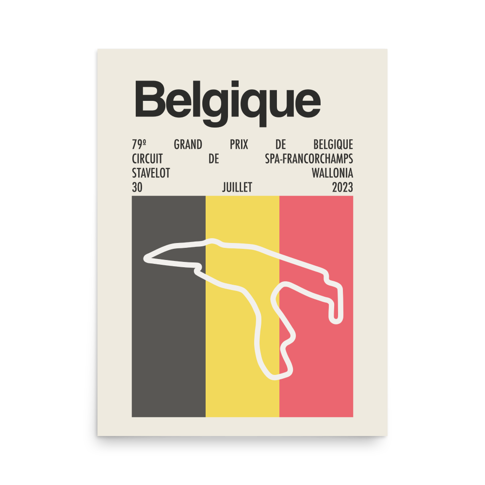 2023 Belgian Grand Prix Print