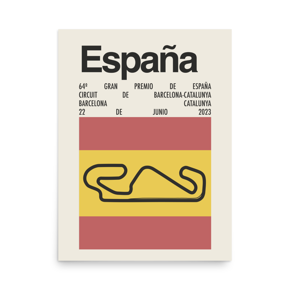 2023 Spanish Grand Prix Print