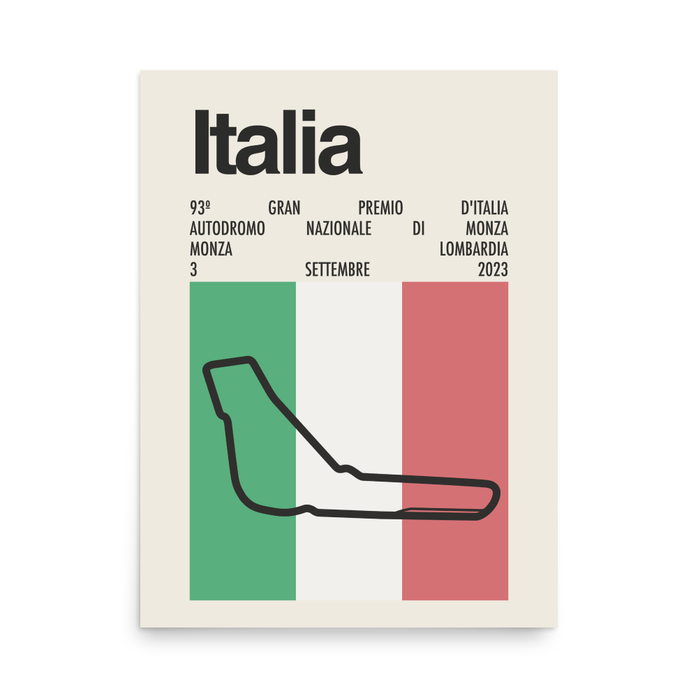 2023 Italian Grand Prix Print