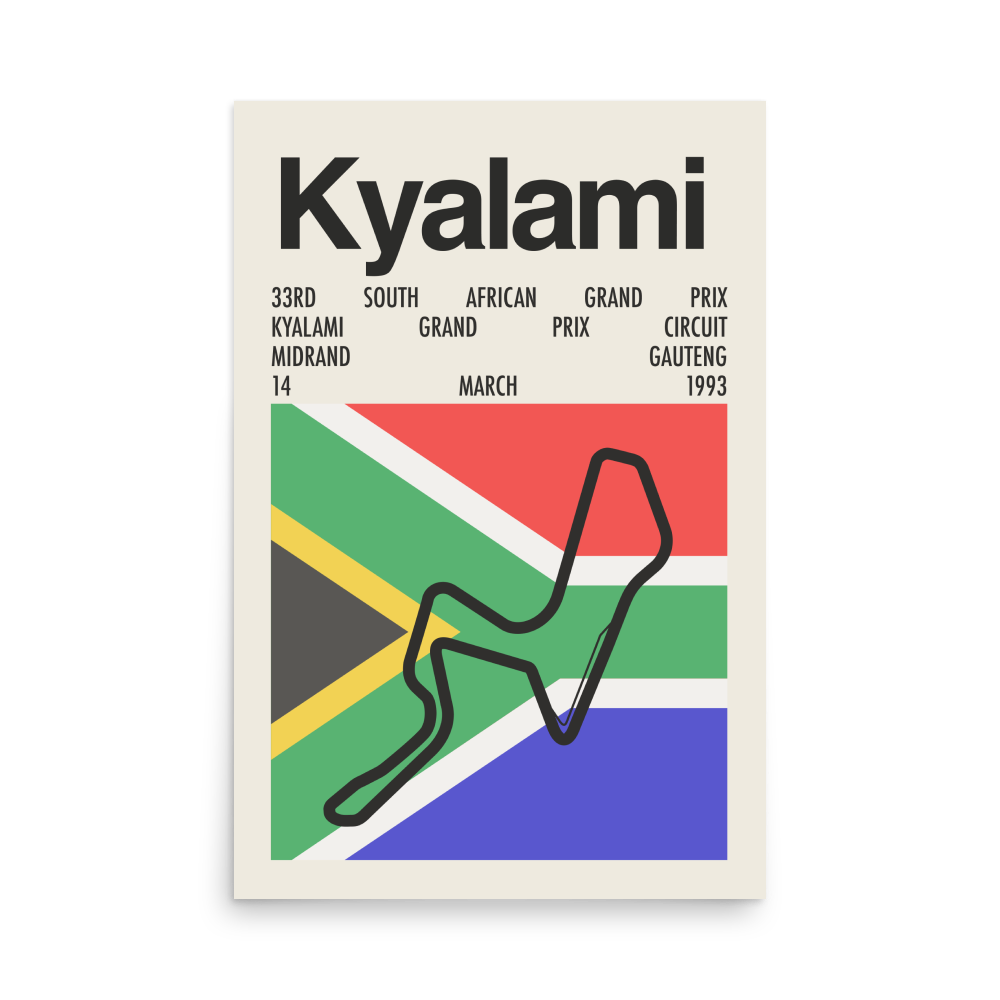 1993 South African Grand Prix Print