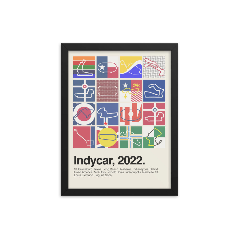 2022 Indycar Season Print