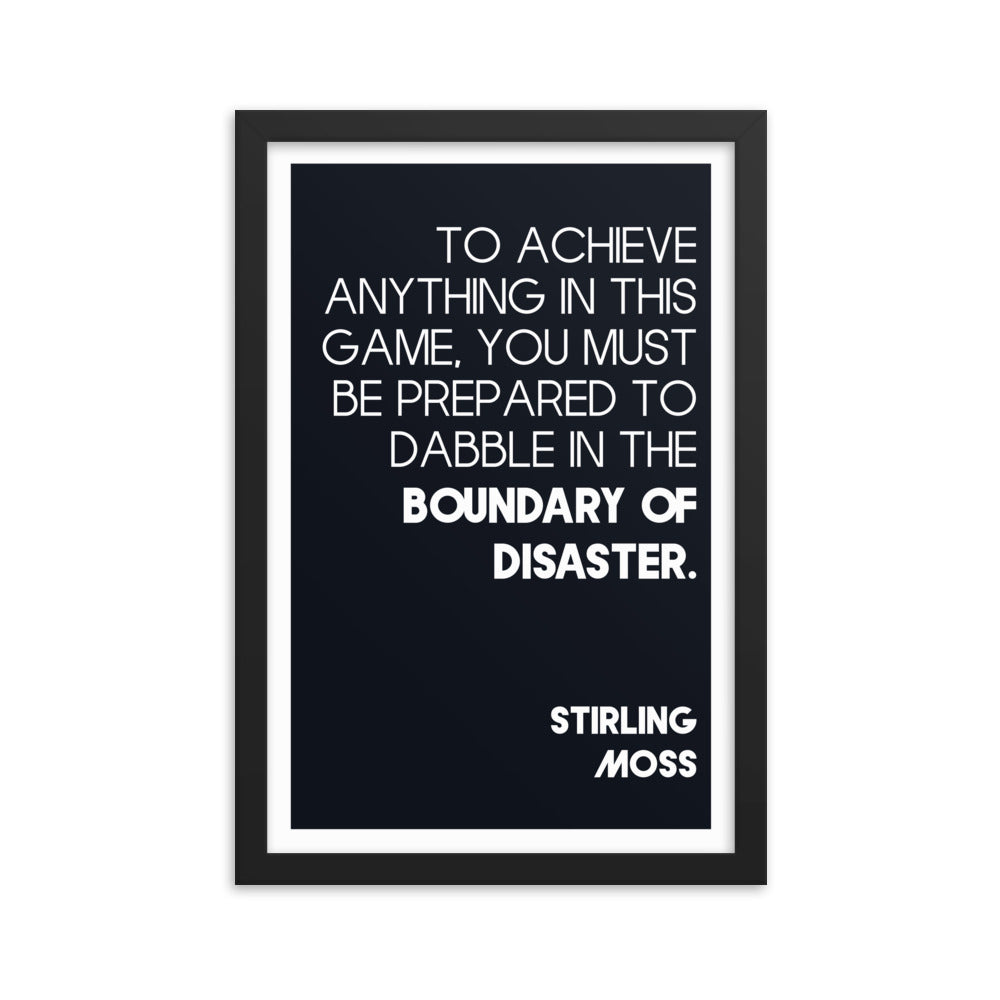 Boundary of Disaster Print