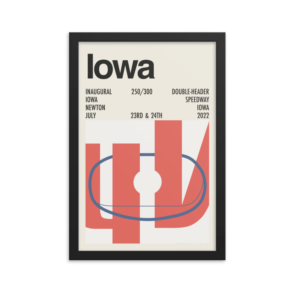 2022 Iowa 250/300 Double-Header Print