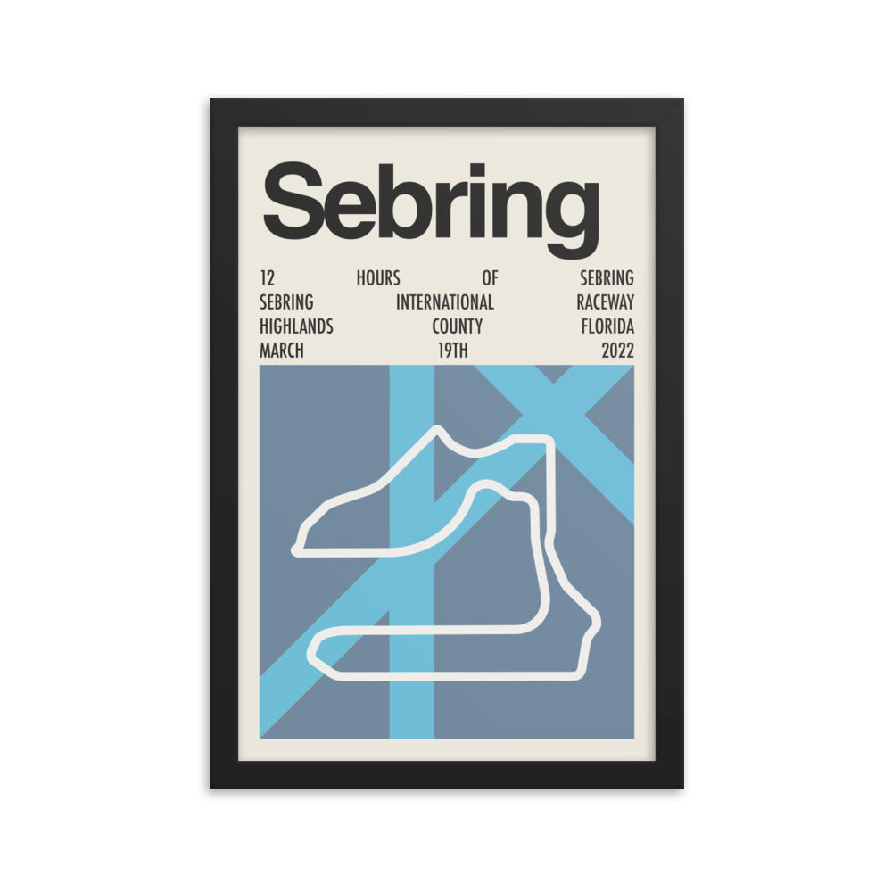 2022 12 Hours of Sebring Print