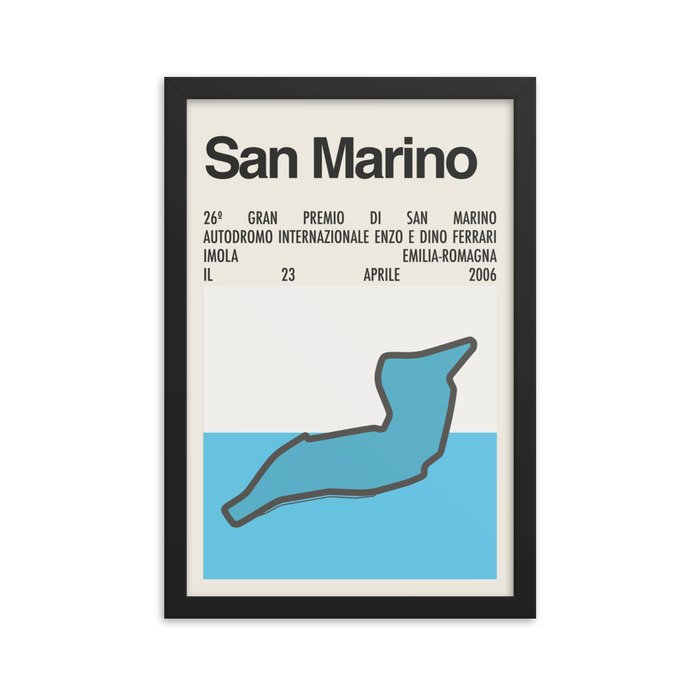 2006 San Marino Grand Prix Print