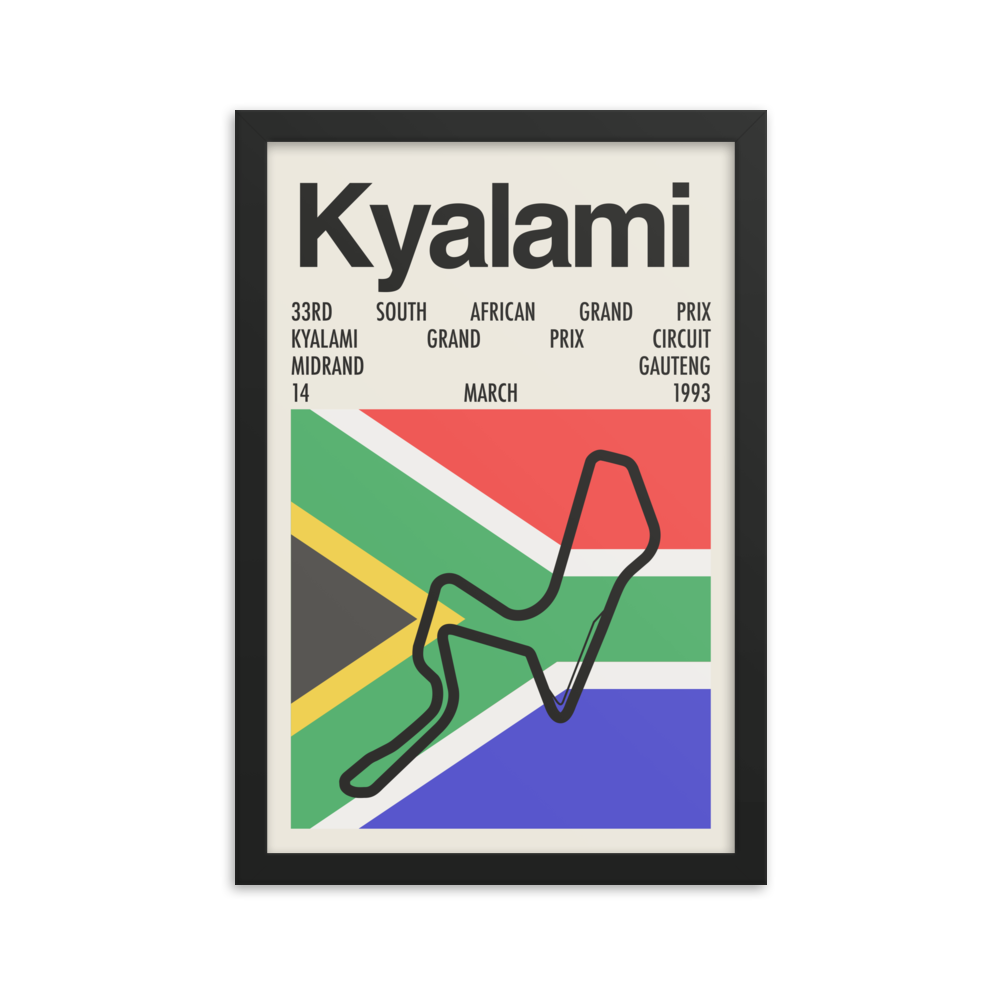 1993 South African Grand Prix Print