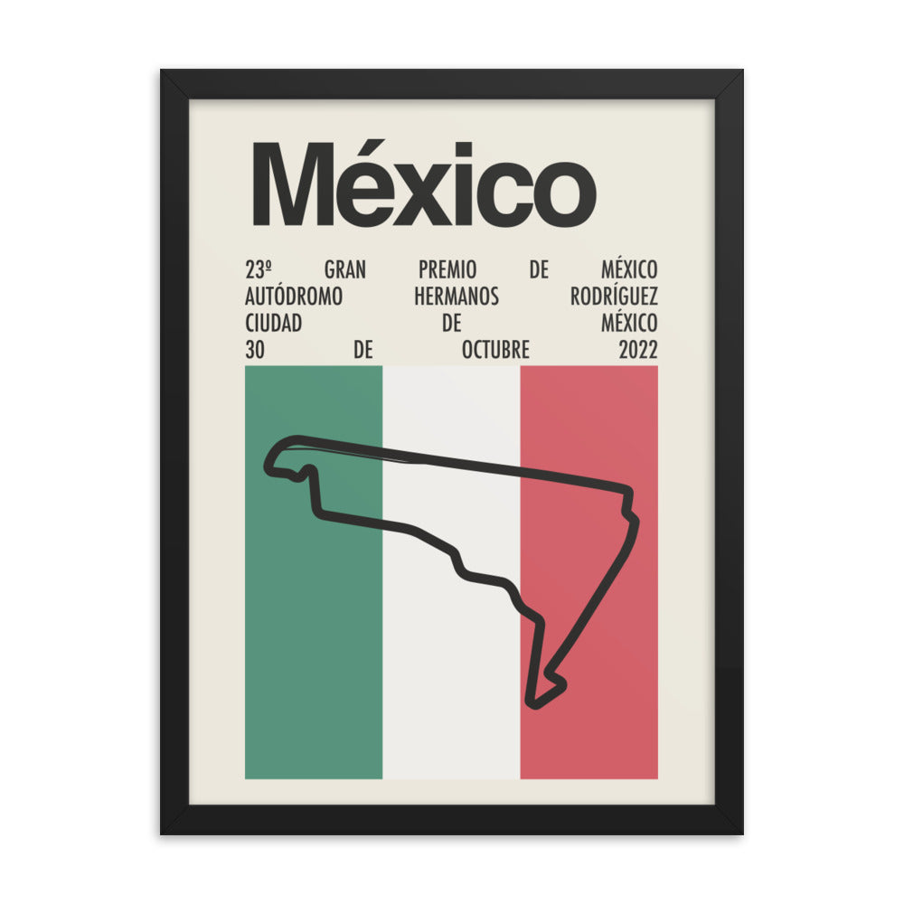 2022 Mexico City Grand Prix Print
