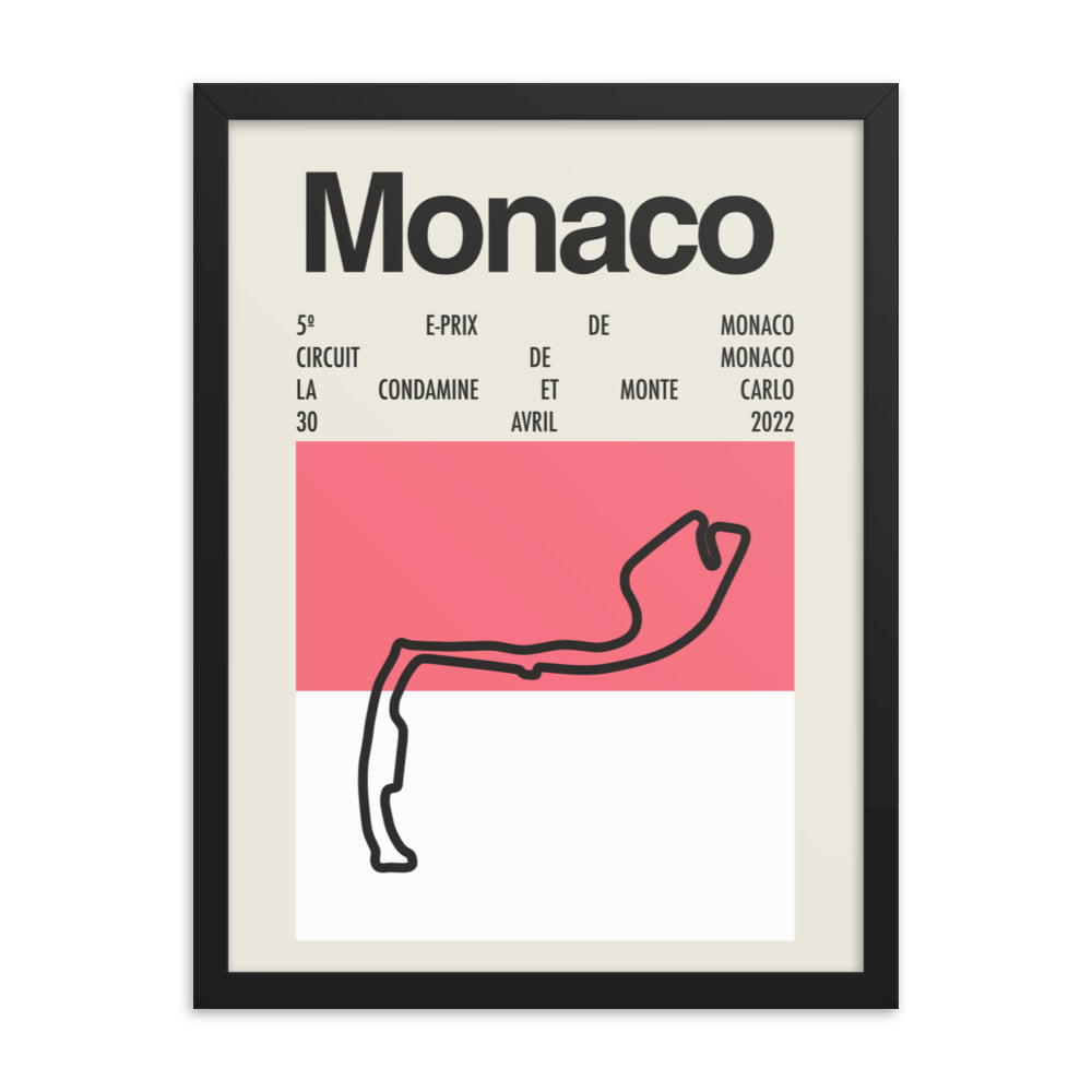 2022 Monaco E-Prix Print