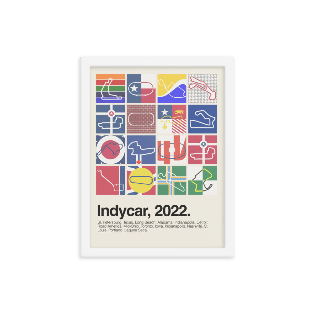 2022 Indycar Season Print