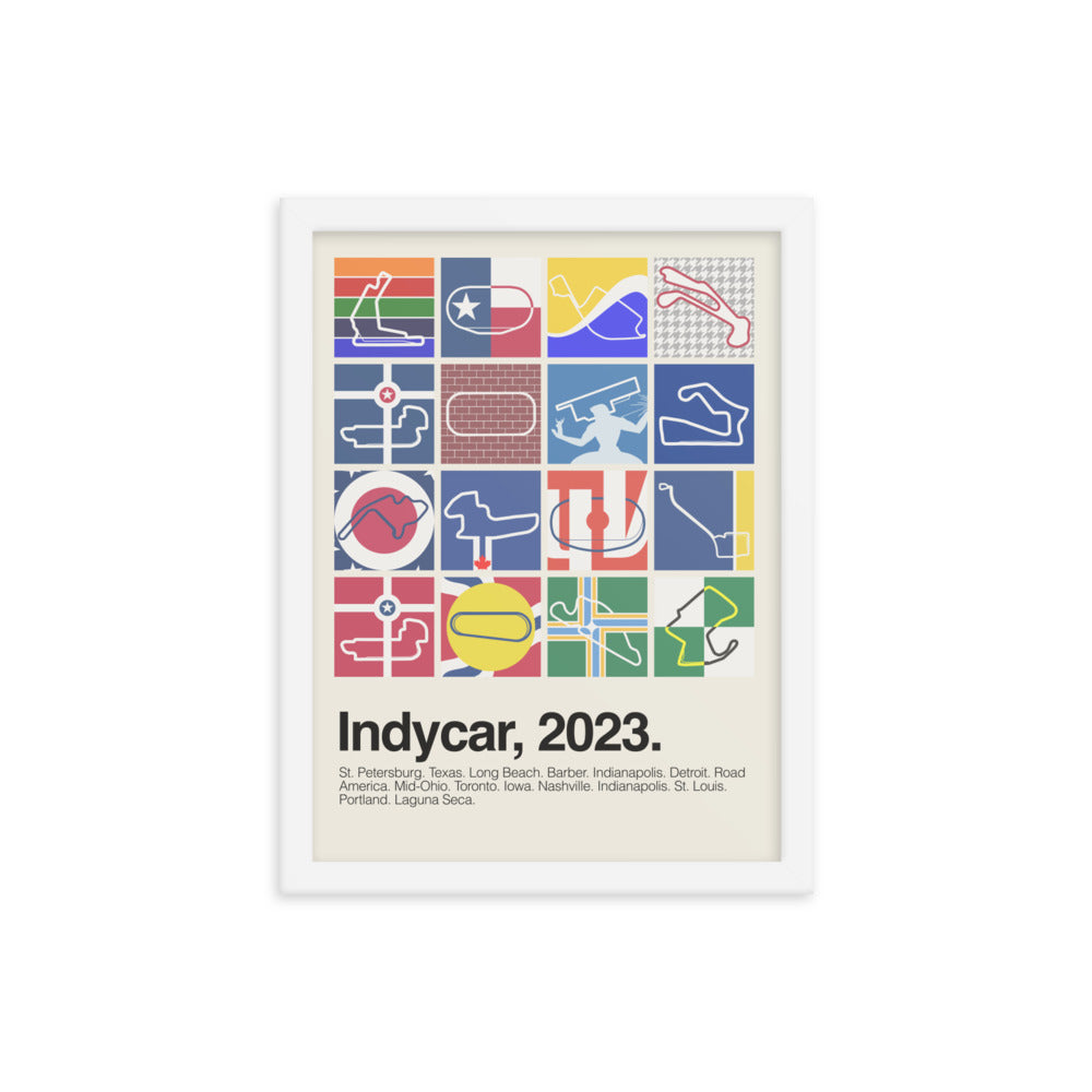 2023 Indycar Season Print