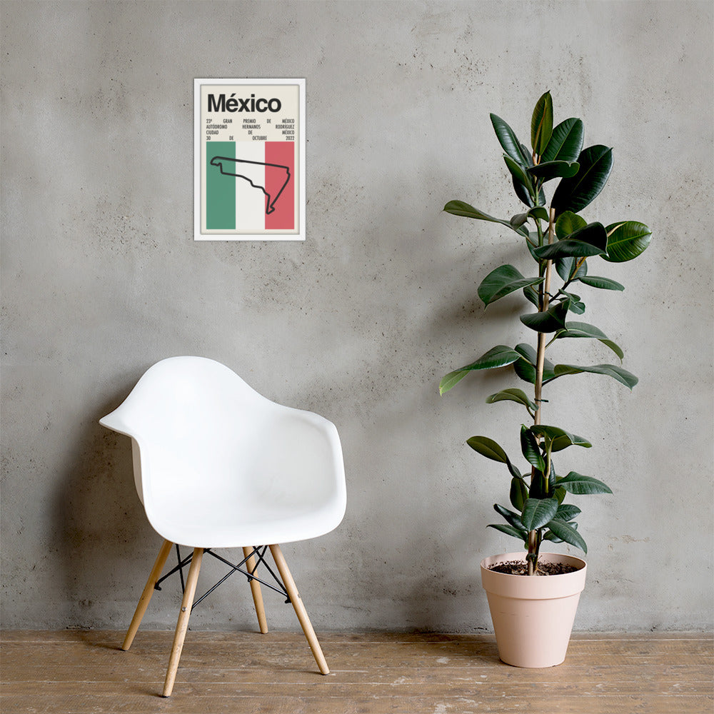 2022 Mexico City Grand Prix Print