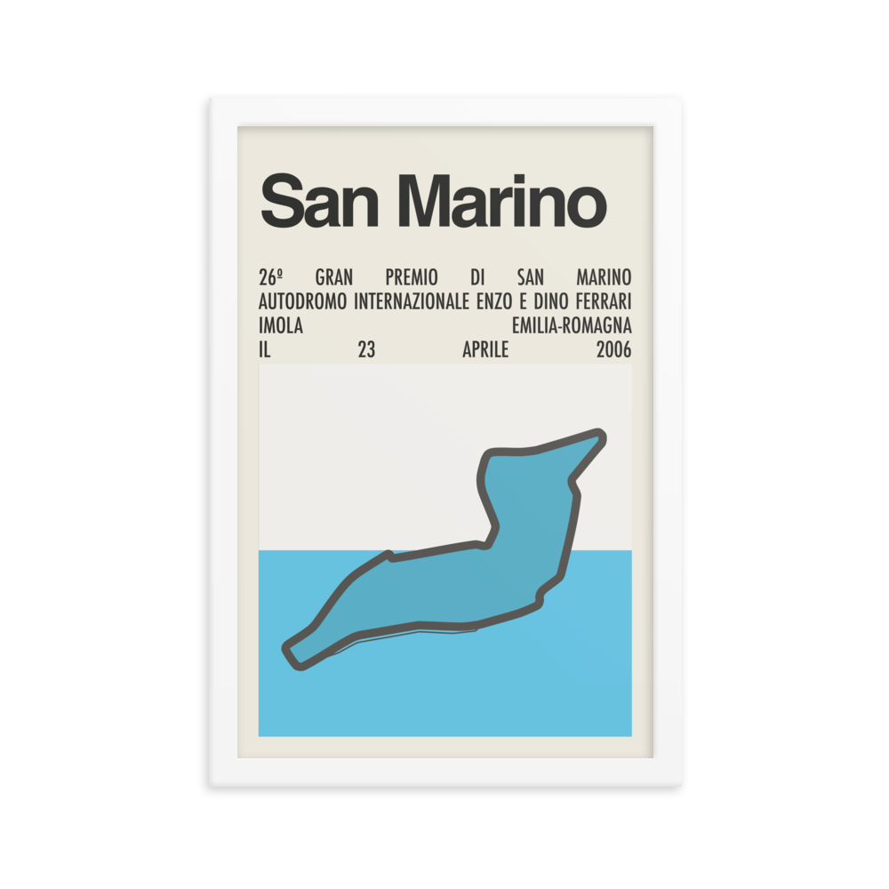 2006 San Marino Grand Prix Print