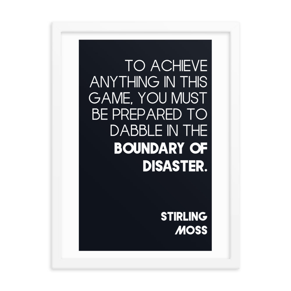 Boundary of Disaster Print