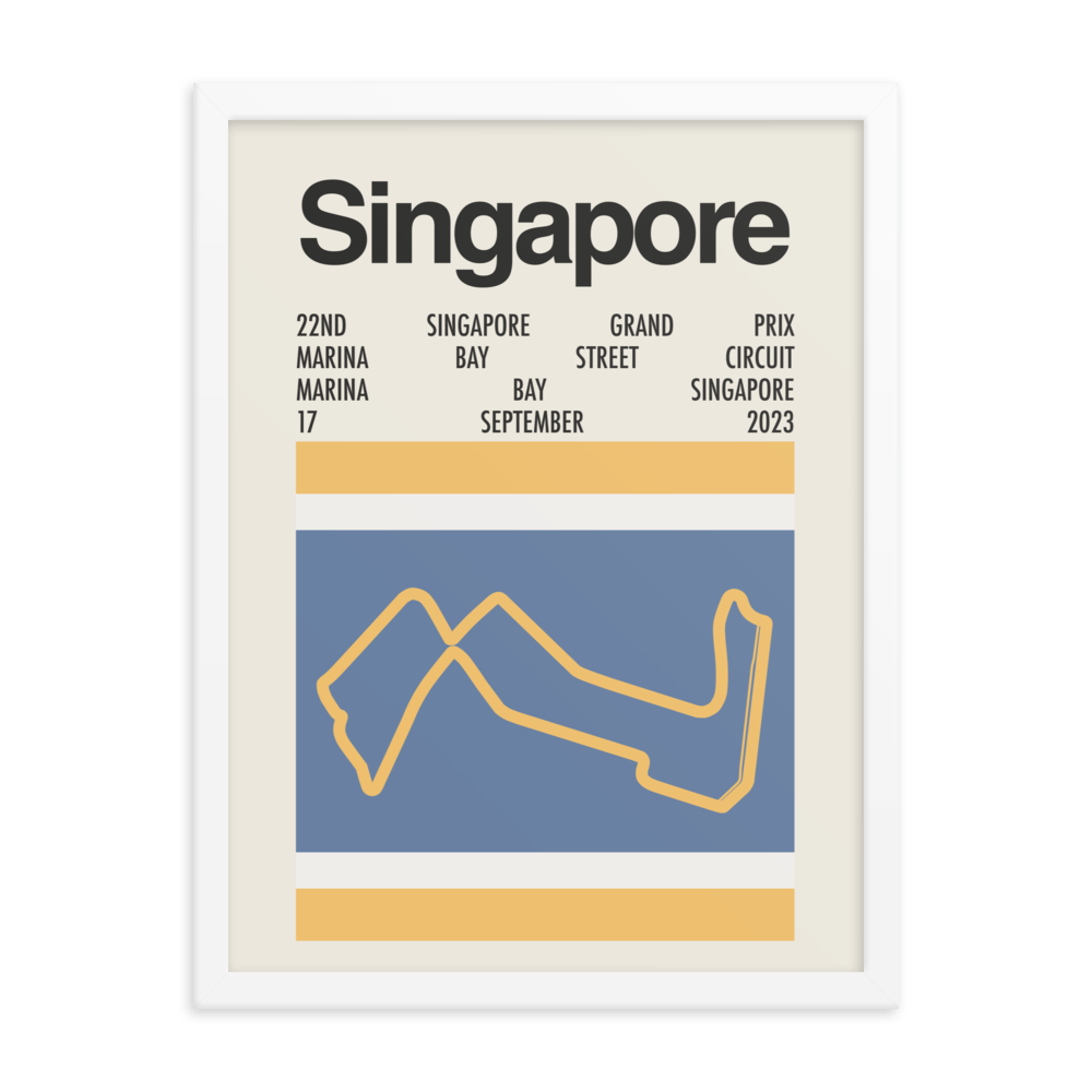 2023 Singapore Grand Prix Print