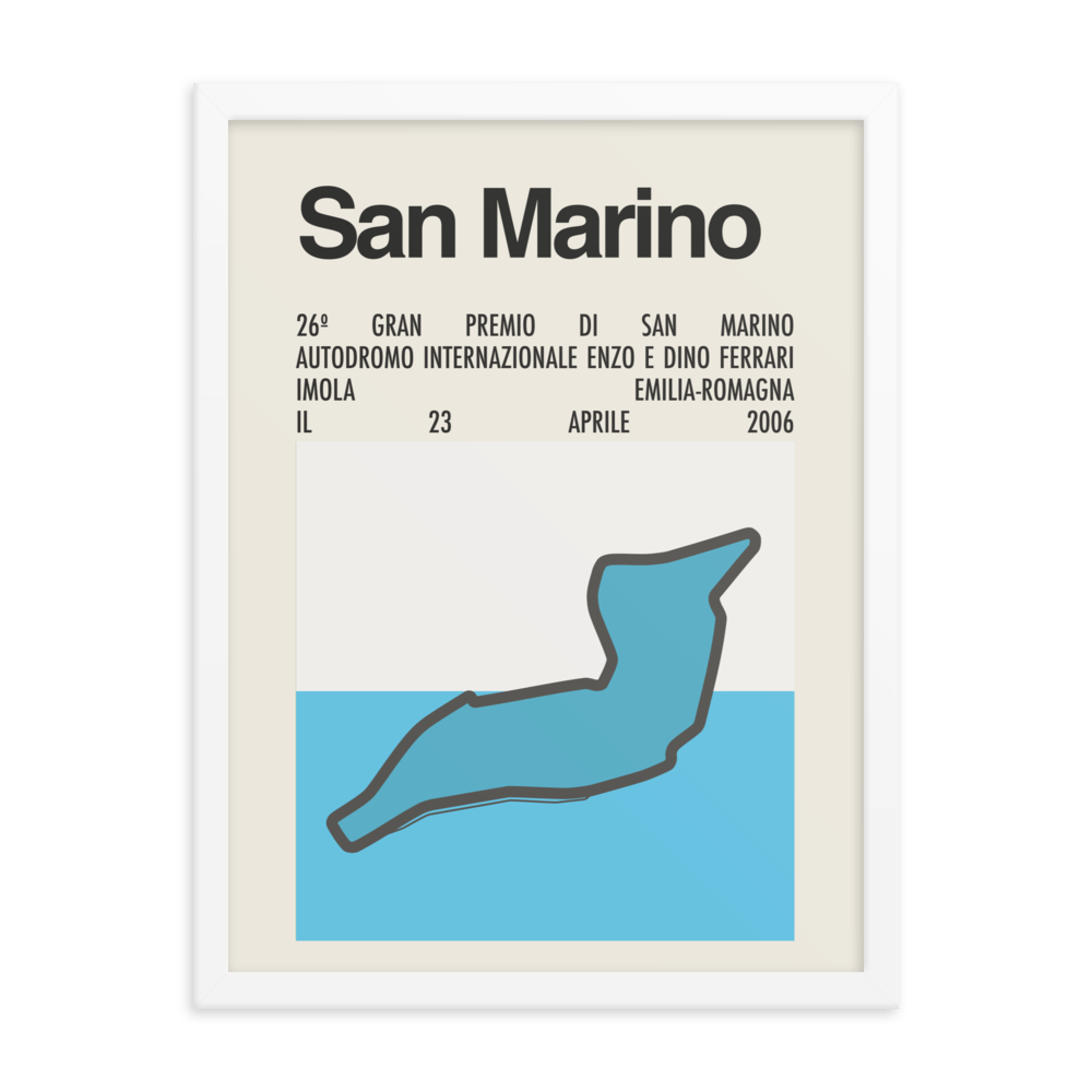 2006 San Marino Grand Prix Print