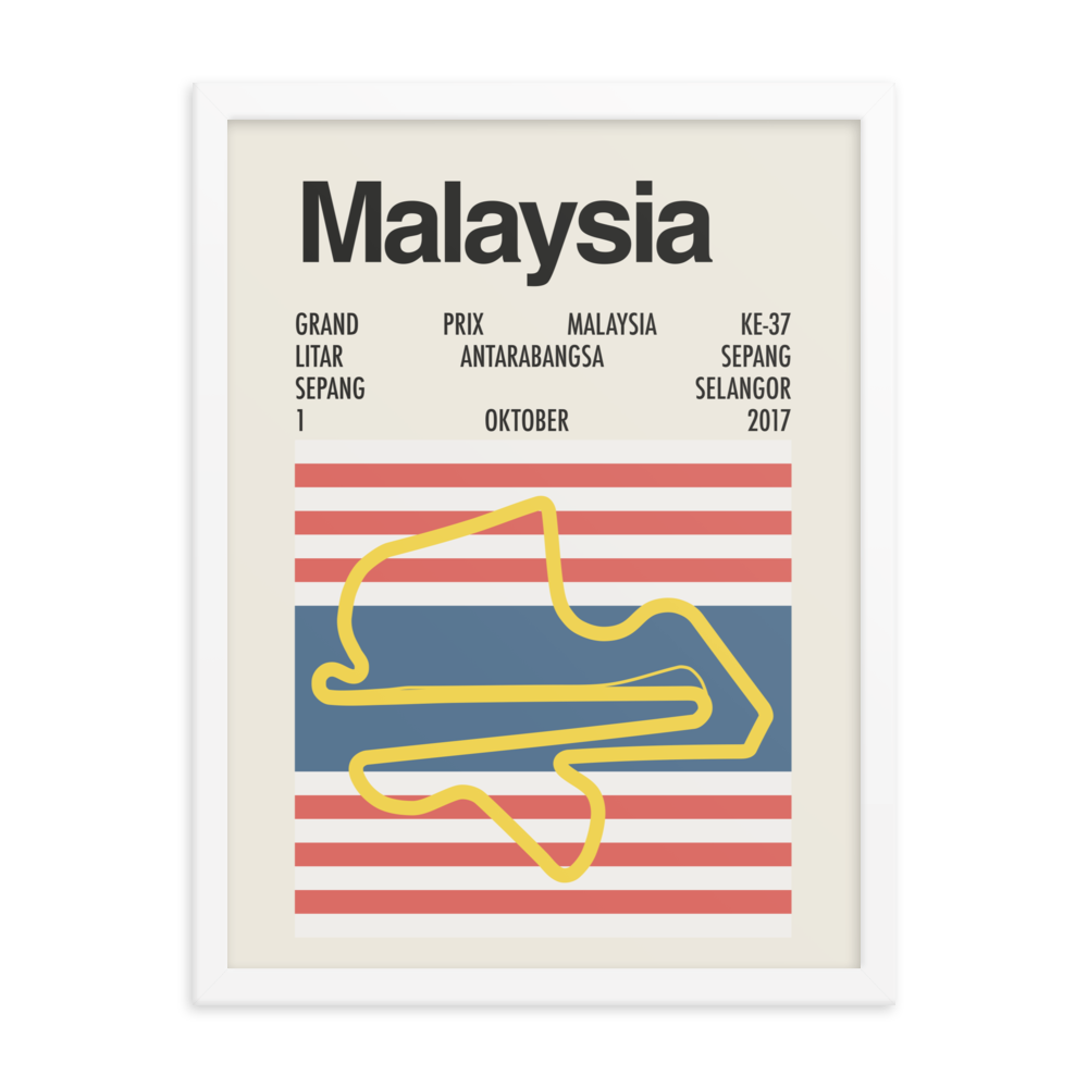 2017 Malaysian Grand Prix Print