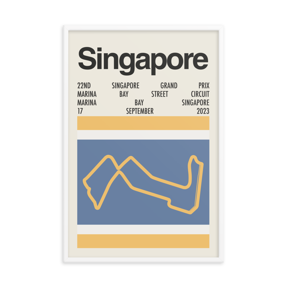 2023 Singapore Grand Prix Print