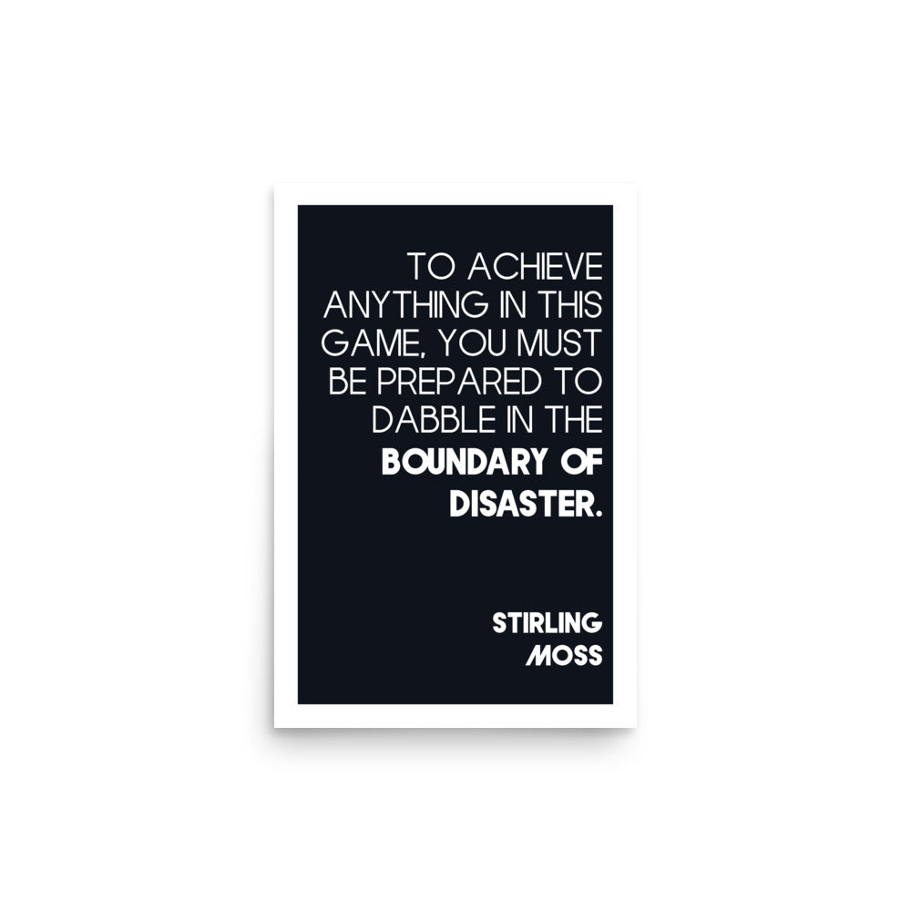 Boundary of Disaster Print