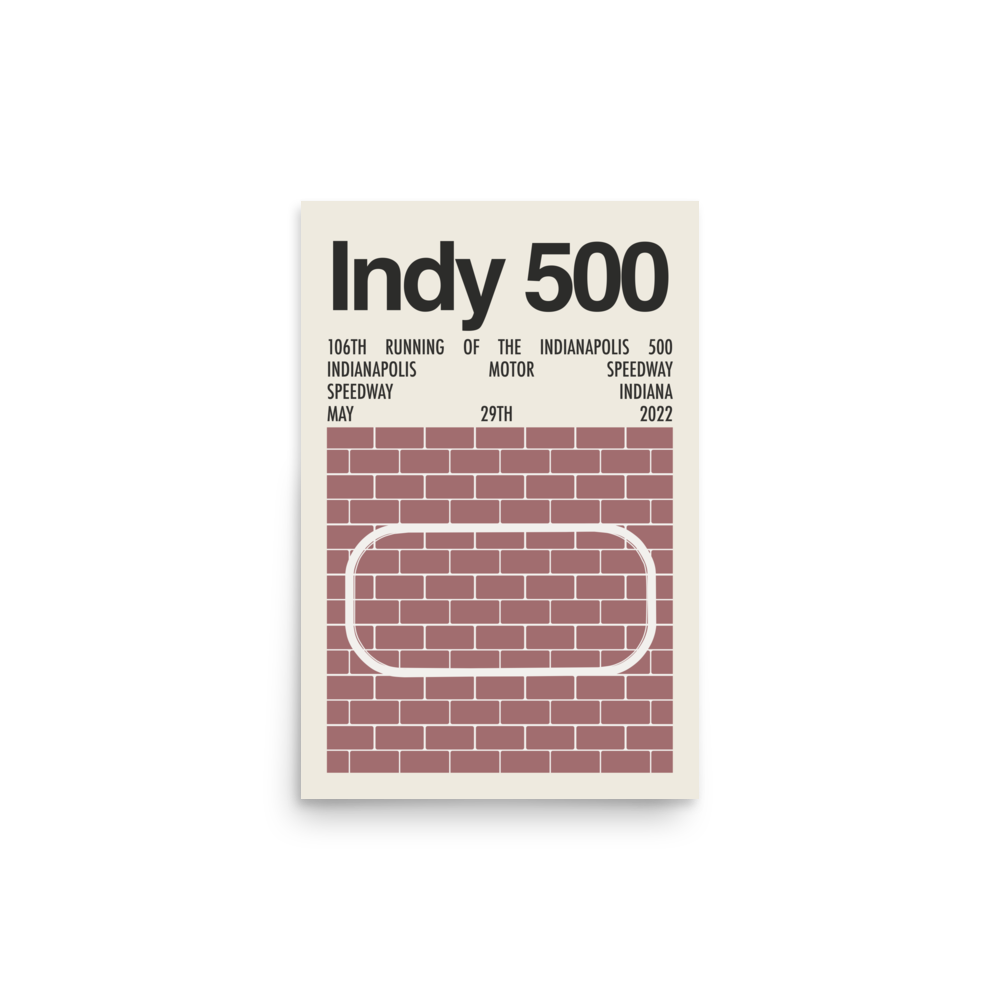 2022 Indy 500 Print