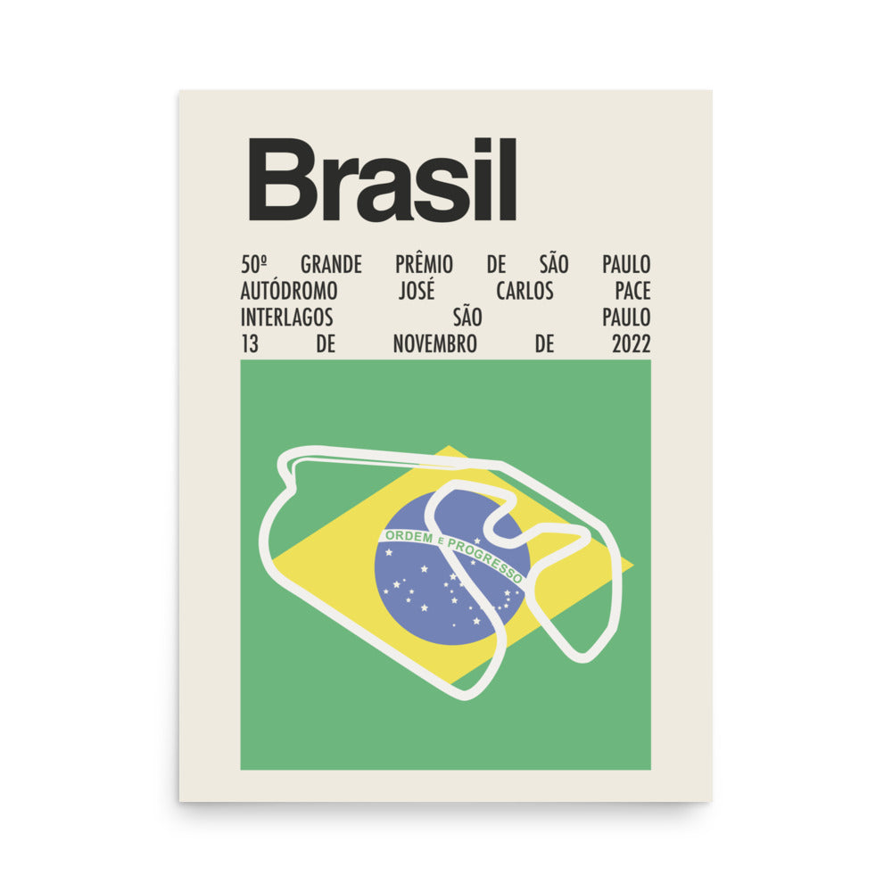 2022 Brazilian Grand Prix Print