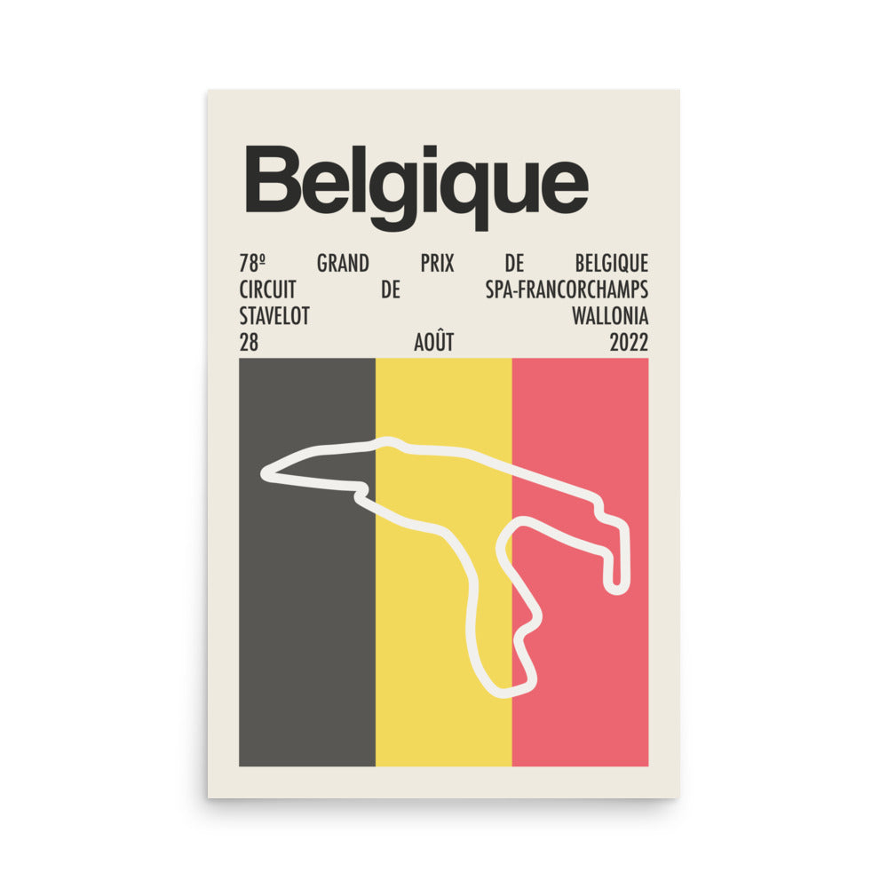 2022 Belgian Grand Prix Print
