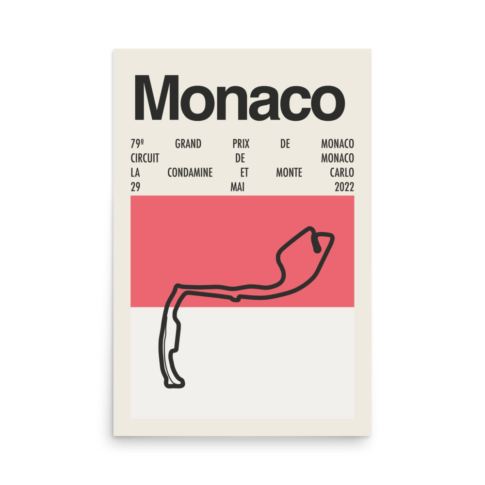 2022 Monaco Grand Prix Print