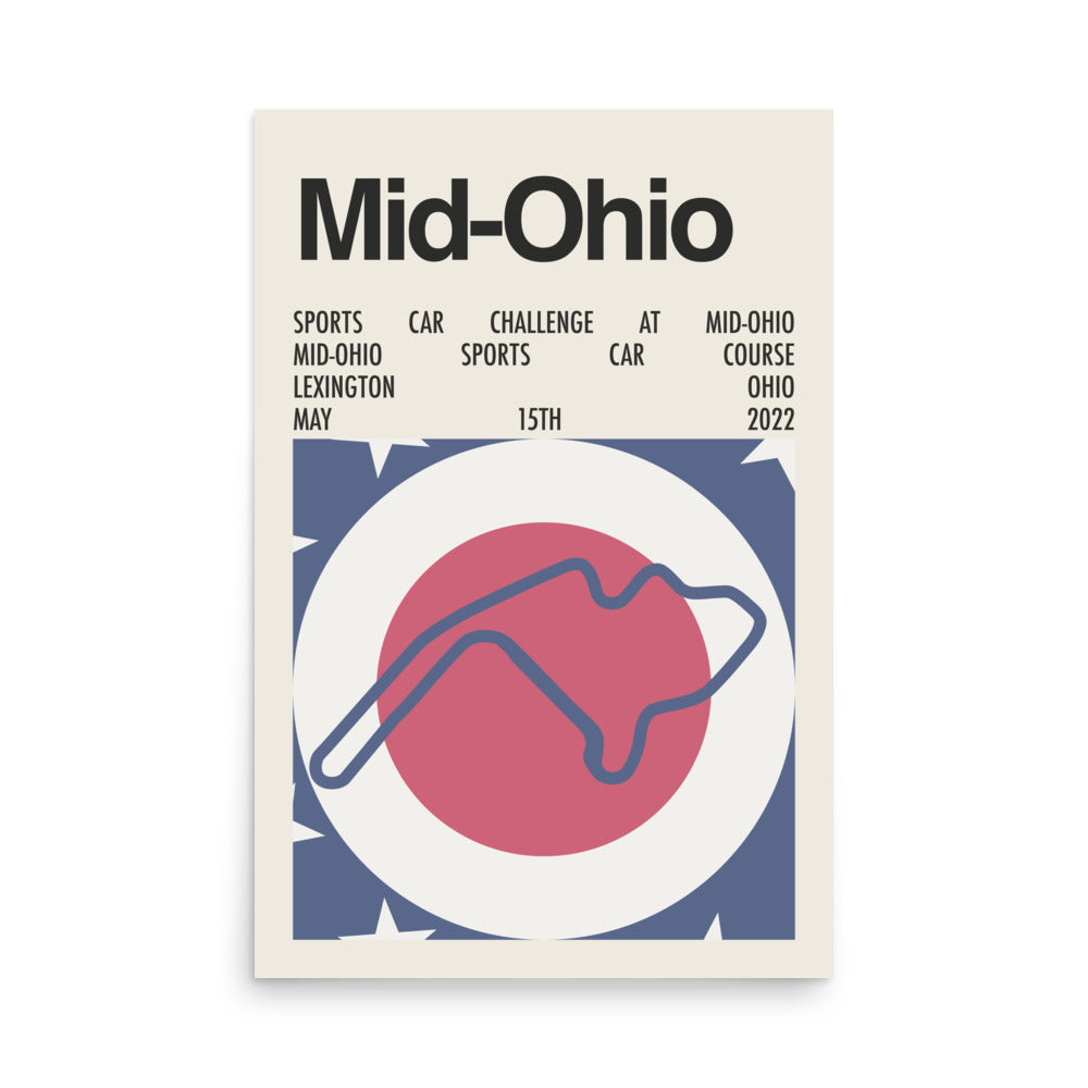 2022 Mid-Ohio Sports Car Challenge Print