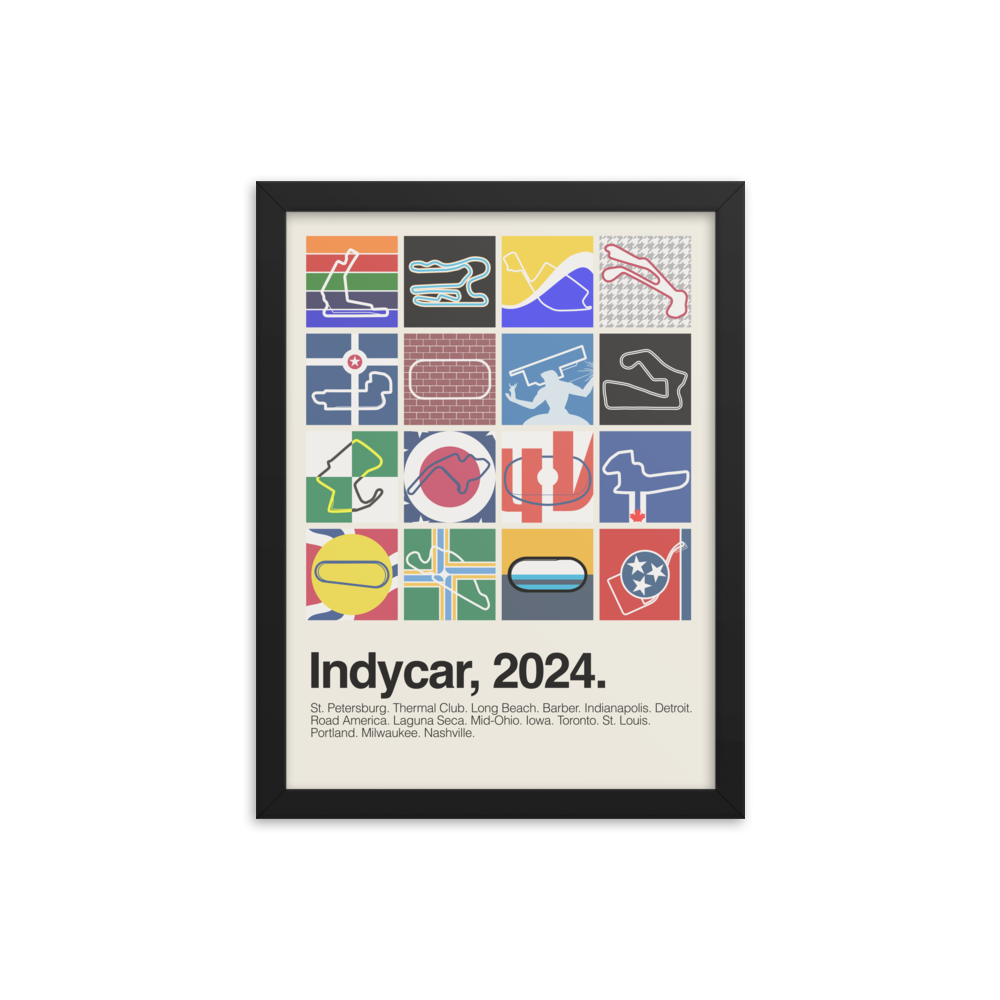 2024 Indycar Season Print