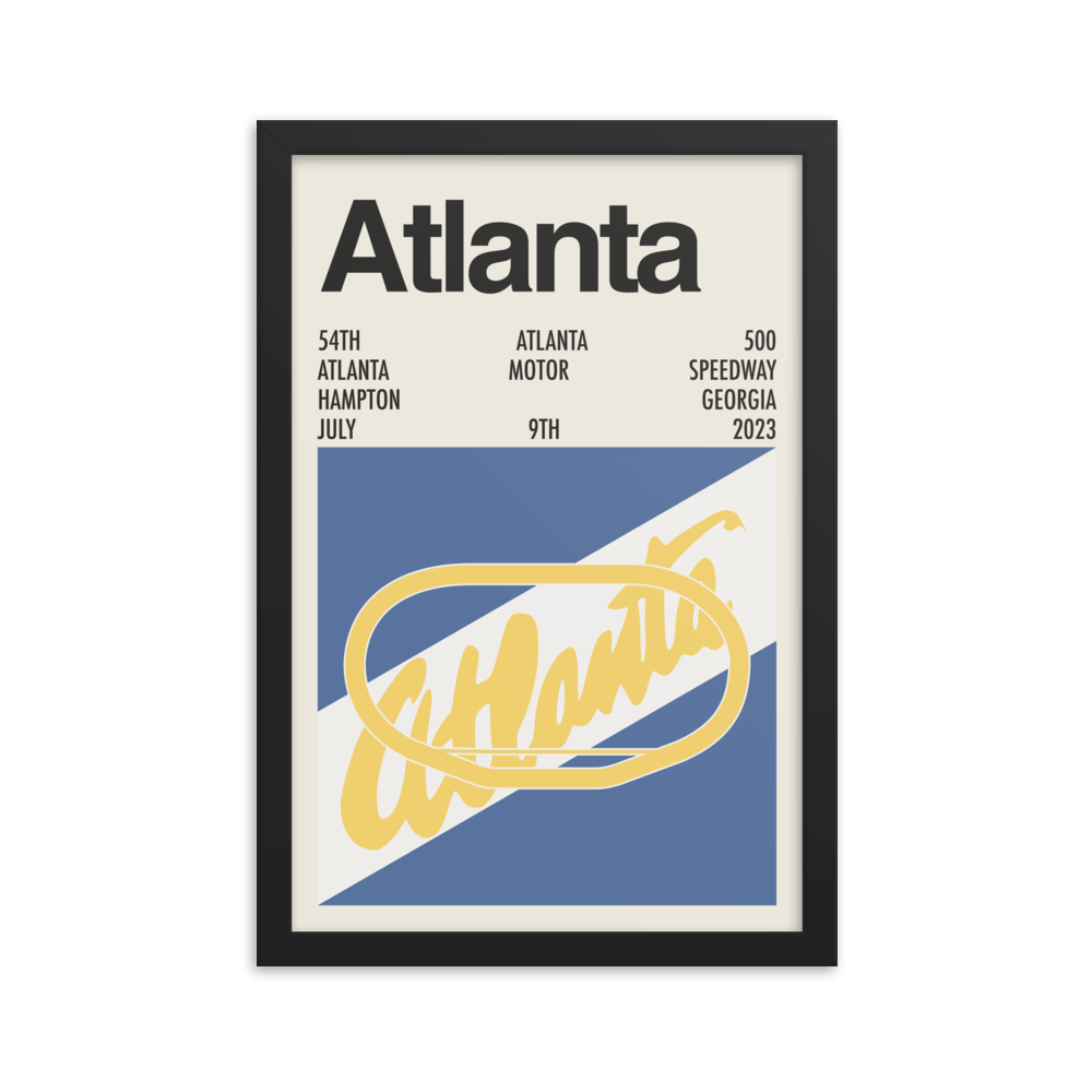 2023 Atlanta 500 Race Print