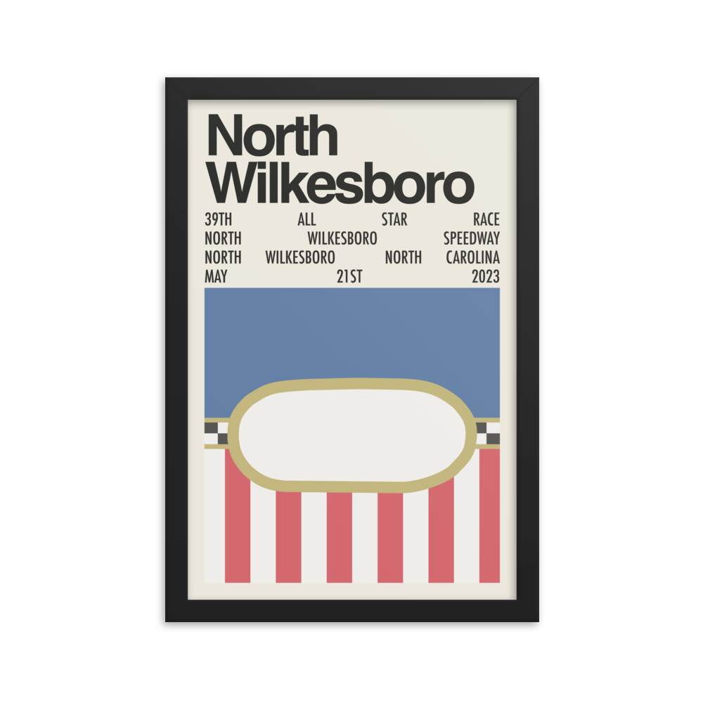 2023 North Wilkesboro All Star Race Print