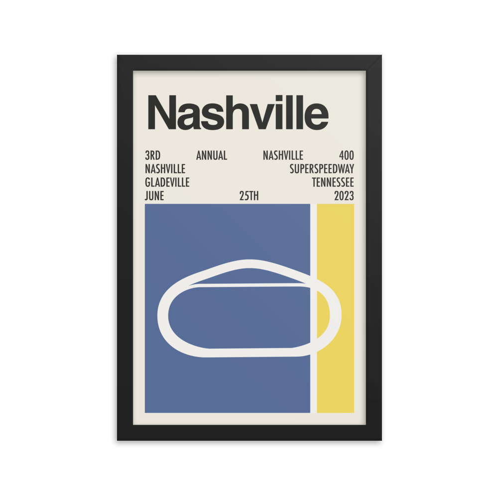 2023 Nashville 400 Race Print