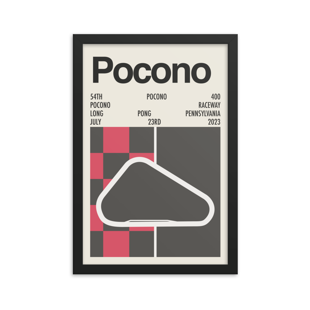2023 Pocono 400 Race Print