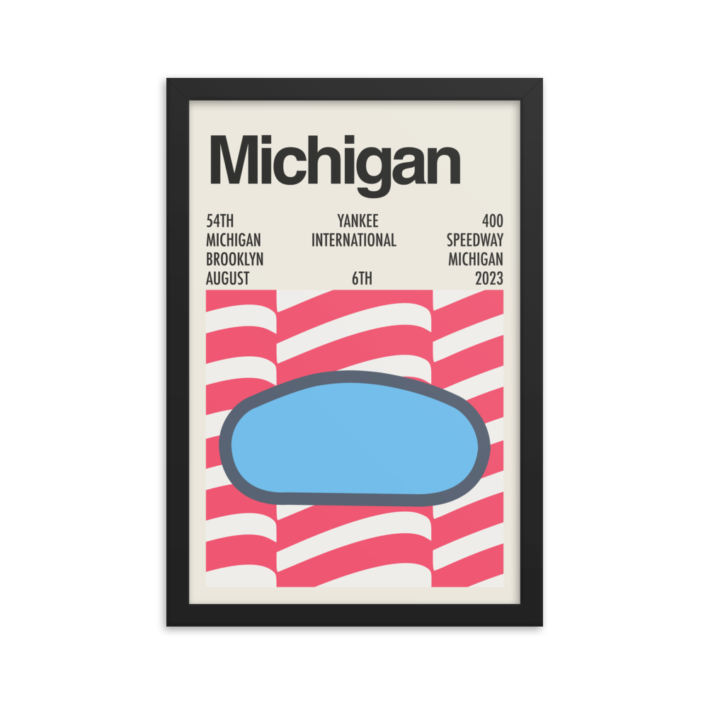 2023 Michigan 500 Race Print
