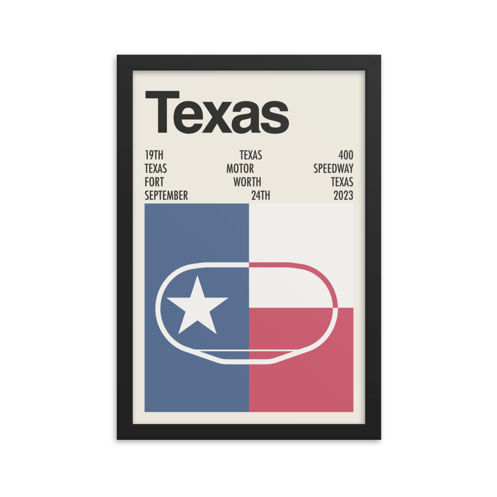 2023 Texas 400 Race Print