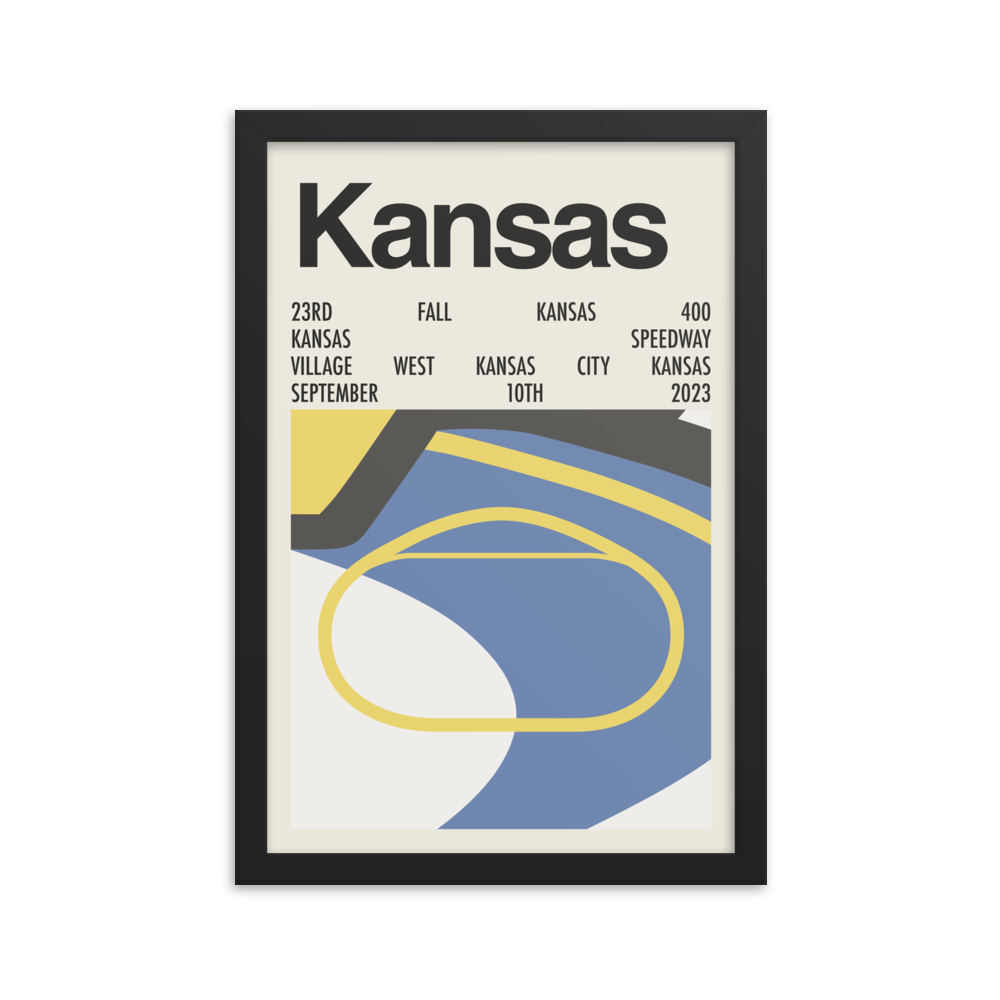 2023 Kansas Fall 400 Race Print