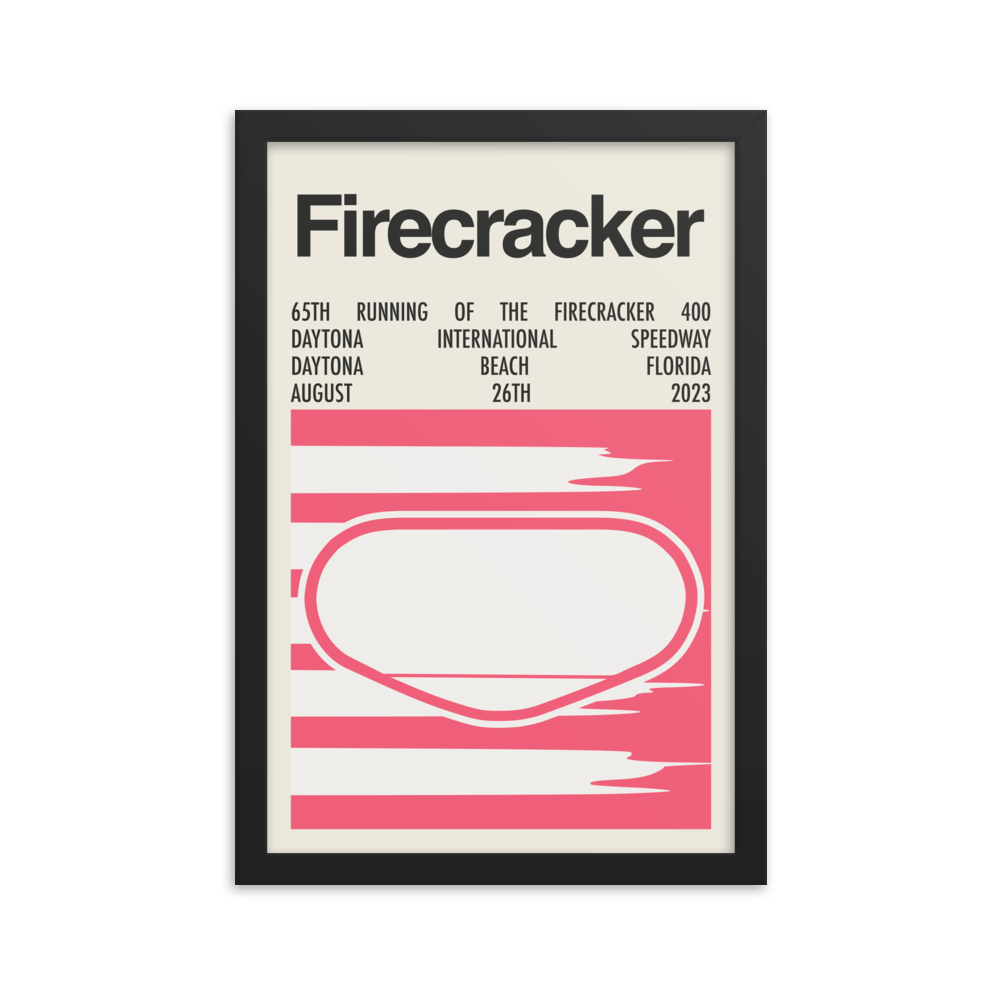 2023 Firecracker 400 Race Print