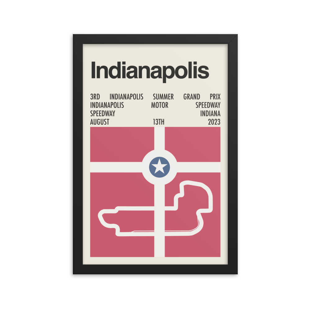 2023 Indianapolis Road Course Race Print