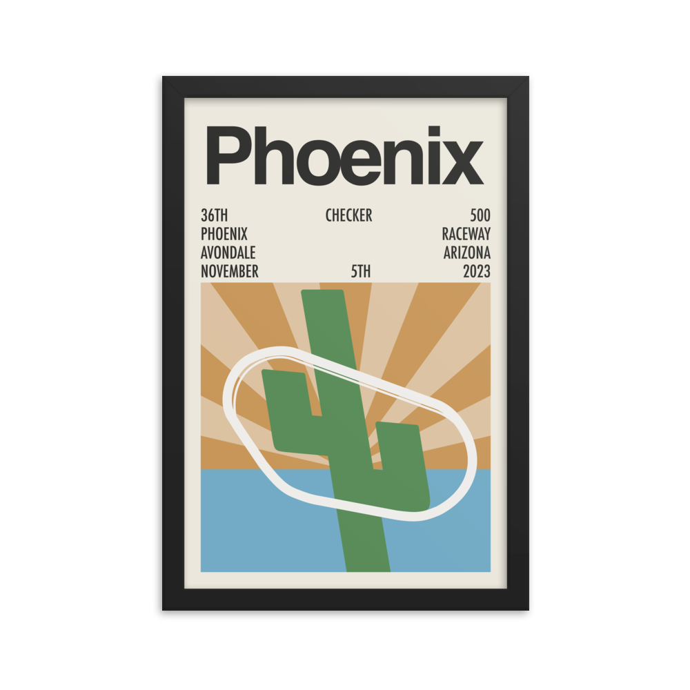 2023 Phoenix Championship Finale Race Print