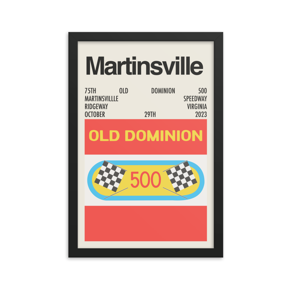 2023 Old Dominion 500 Race Print