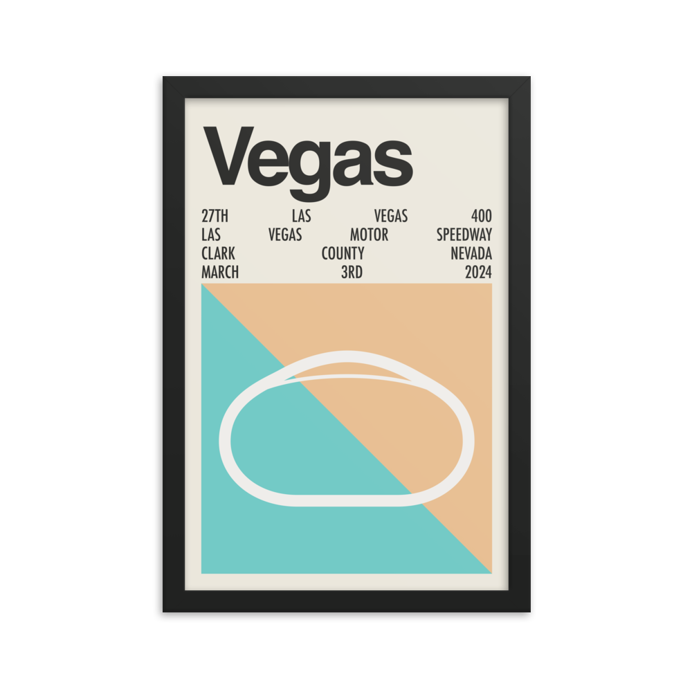 2024 Las Vegas 400 Race Print