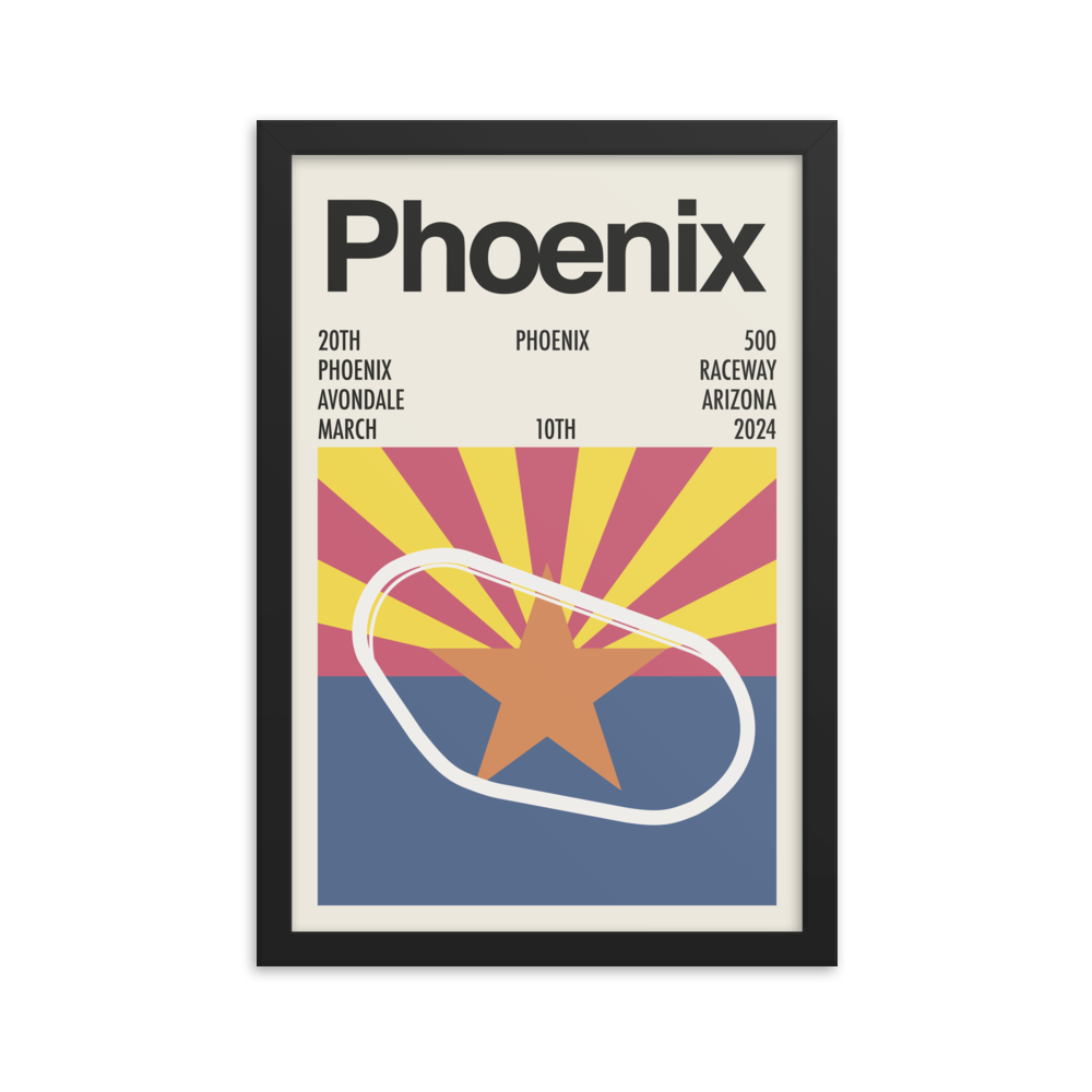 2024 Phoenix 500 Race Print