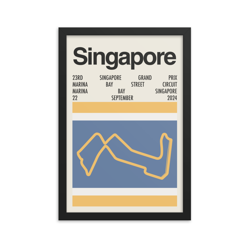2024 Singapore Grand Prix Print